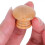 Wooden Cabinet Knobs for Drawer Pulls 20Pcs Round Wood Mushroom Style Handles 5