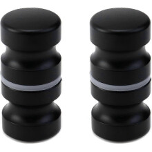 2pcs Black Bathroom Pull Handles, Shower Glass Door Knobs, Back To Back Shower Door Knobs