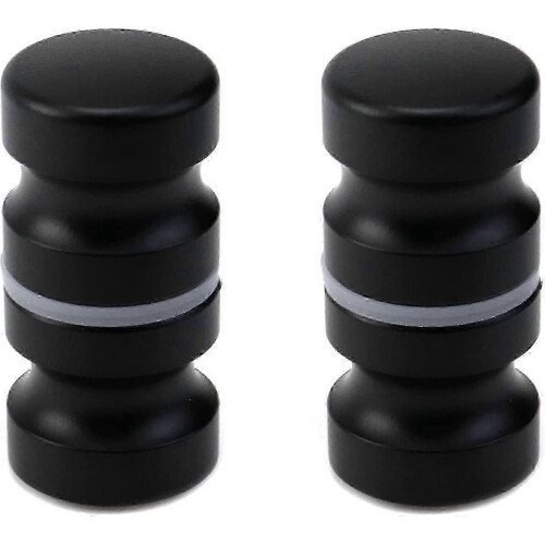 2pcs Black Bathroom Pull Handles, Shower Glass Door Knobs, Back To Back Shower Door Knobs