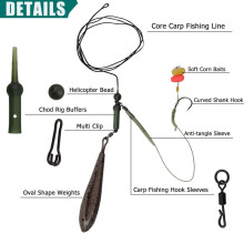 Carp Fishing Pvc Setup With Dropper Bead And Hook Parts For Fishing Enthusiasts And Hobbyists Corn Bait
