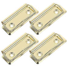 4Pcs Mountable Clipboard Clips Metal Bills Clips Reusable Clips Binder Clips for Clipboard