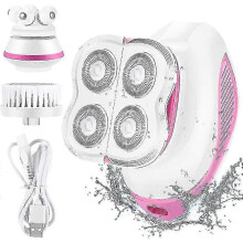 3 In 1 Electric Shaver For Women, System Massager F, Facial Brush Cleaning For Leg F Body Lips Arm