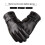1 Pair Men Touchscreen Gloves Solid Color Wear Resistant Windproof Thickened Plush Insulated Winter 5