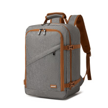 Kono Sac à dos de voyage, Gris, S (40x20x25 cm), Polyester imperméable pour bureau et école