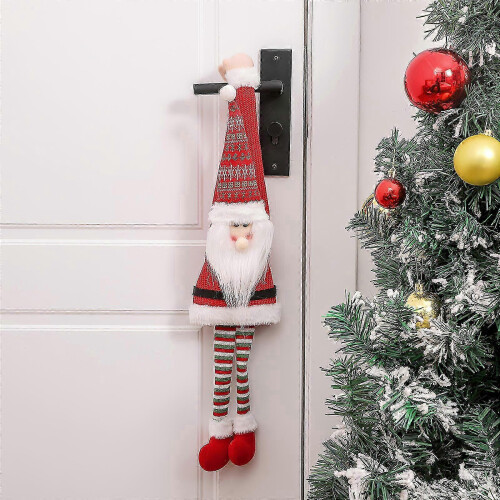 Christmas Hanging Decor Plush Tree Ornament Hanging Pendant 5Pcs 1