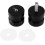 2pcs Black Bathroom Pull Handles, Shower Glass Door Knobs, Back To Back Shower Door Knobs 2