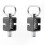 Weld-On Spring Latch Lock Assembly with Plain Tube for Trailer Gate, 5/8", 2 Pack 3