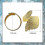 12PCS Gold Leaf Shape Napkin Rings for Table Setting 5