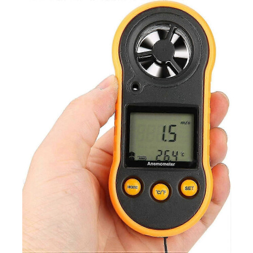 Digital Anemometer Anemometer Portable Anemometer Wind Temperature Wind Test Instrument 1
