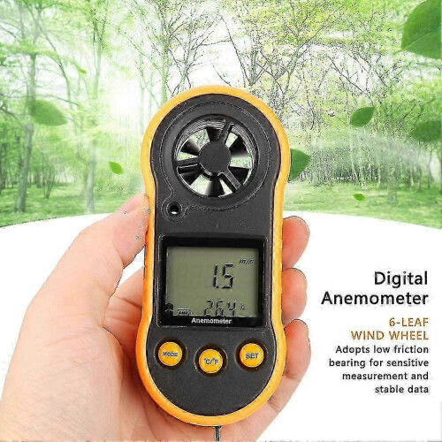 Digital Anemometer Anemometer Portable Anemometer Wind Temperature Wind Test Instrument 2
