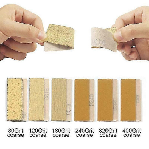 70Pc Sander Paper Kit,3.5X1In Hand Sanding Block 1