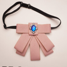 (PinkPin)Minimalist Unisex Collar Flower With Adjustable Strap And Silk Fabric For Ceremonies