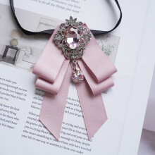 (Pink)Noeud papillon en soie adulte pour mariage et fête tenue formelle avec artisanat fait main pour hommes femmes et