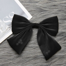(Black)Vintagestyle Organdy Neck Flower With Butterfly Motif For Wedding And Party Wear