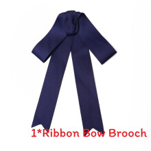 (StyleK)Spilla cravatta fiocco raso stile college con disegno farfalla in lega per donna accessori laurea
