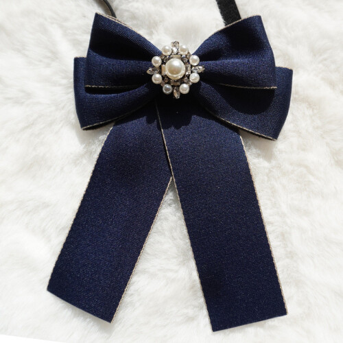 (Style 8)Womens Polyester Collar Decoration With Bow Knot For Office And Travel