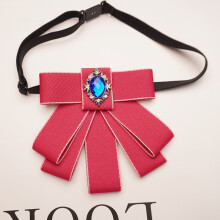 (ApricotPinkAdjust)Minimalist Unisex Collar Flower With Adjustable Strap And Silk Fabric Ceremonies For