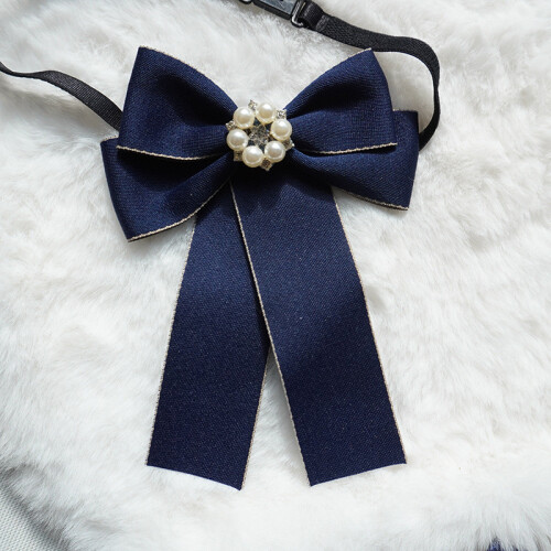 (Style 7)Womens Polyester Collar Decoration With Bow Knot For Office And Travel