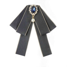 (DarkGray)Kinder Satin Fliege und Boutonniere für Hochzeitszeremonie und Kleidung Party