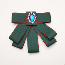 (RedGreenPin)Minimalist Unisex Collar Flower With Adjustable Strap And Silk Fabric For Ceremonies