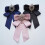 (BlackSparkle)Korean Style Satin Neck Bow With Sparkling Galaxy Pattern For Occasions Special 5