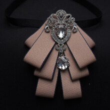 (BlueEdgePink)Erwachsene breite Herrenfliege mit gespleißtem Material und herzförmiger Corsage für formelle Veranstaltungen