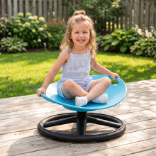 Sensory Balance Training Spinning Chair for Kids, Blue