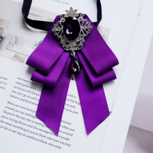 (Purple)Pajarita de seda para adultos para boda y fiesta ropa formal con artesanía hecha a mano para hombres y mujeres