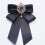 (BlackSparkle)Korean Style Satin Neck Bow With Sparkling Galaxy Pattern For Special Occasions 1
