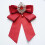 (RedSparkle)Korean Style Satin Neck Bow With Sparkling Galaxy Pattern For Occasions Special 1