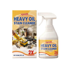 Kitchen Degreaser Spray for Range Hoods, Stoves & Cookware Heavy-Duty Oil Stain Remover, Quick 35 Min Clean