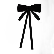 (StyleJ)Koreaninspired Lace Bow Tie With Adjustable Clasp For Formal Attire Womens