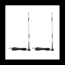 2X 5DBi-1090MHz-Antenna-ADS-B-Modem-Router-SMA-Male-MCX-Male-for