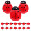 Creative Ladybug Push Pins Decorative Thumb Tacks for Office 20Pcs 1