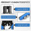 1pc Coax Compression Crimper Tool BNC//F Crimping Plier 2