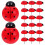 Creative Ladybug Push Pins Decorative Thumb Tacks for Office 20Pcs 4