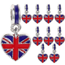 Britain Flag Bracelet Alloy Hand Jewelry for Women Girls 60Pcs Pack