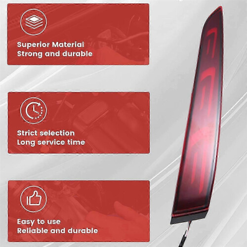 for Accent 2017-2019 LED Rear Bumper Brake Light Fog Light 1