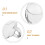 Halloween Pumpkin Glass Mug for Coffee with Handle 2Pcs Transparent Single-Layer 3