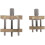 2Pcs Brass Watch Movement Holder Fixed Base Multi Function 1