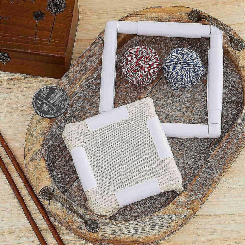 2Pc Frame for Quilting Frame Sewing Hoop,6X6Inch,8X8Inch 2