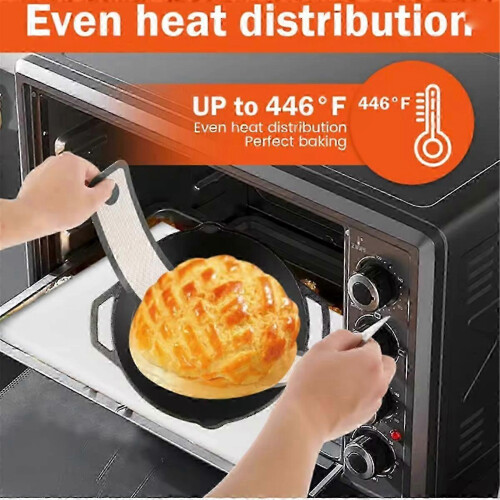 2Pcs Silicone Bread Mat Long Handle High Temperature Resistance Baking Bread Sling Sourdough Baking Mats Kitchen Tool 1