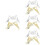 Crystal Ball Display Stand Metal Sphere Holder for Display 8Pcs Set 5