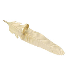 Golden Leaf Wall Mounted Candle Holder for Home Decoration 2Pcs Set