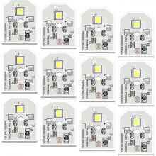 12 Pack WR55X11132 WR55X25754 Refrigerator LED Light for Refrigerator LED Light Bulb Assembly Replacement AP5646375