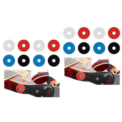 Guitar Strap Locks Premium Strap Blocks for Secure Locking 16Pcs Assorted Color 1