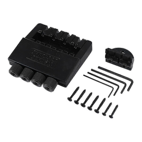 1 Set 4 String Headless Bass Guitar Bridge System Electric Bass Part 2