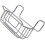 Silver Kitchen Sink Basket for Water Draining 2Pcs Steel Hanging Organizer 3