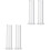 Vertical Tower Headband Holder for Display Use 4Pcs Transparent Stands 2