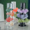 Vertical Tower Headband Holder for Display Use 4Pcs Transparent Stands 3